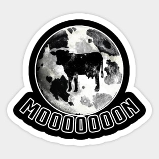 Moooon Sticker